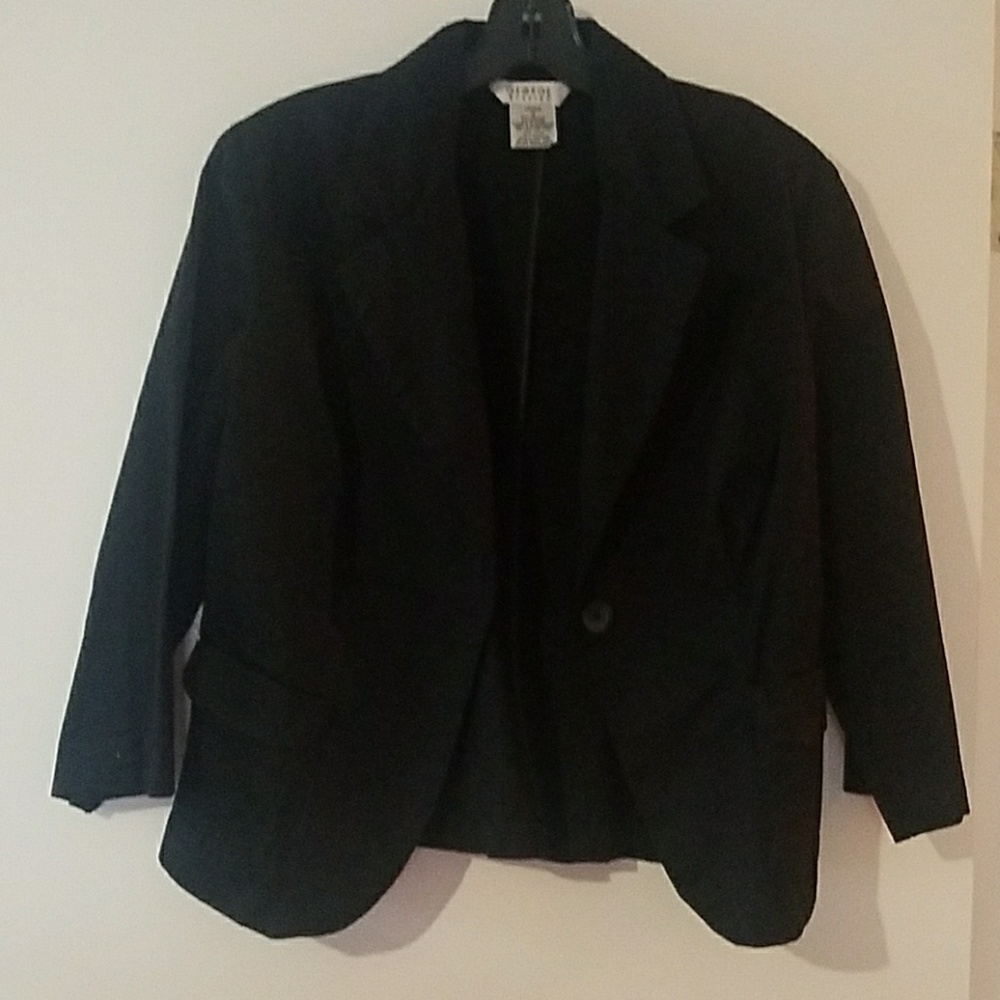 Black blazer 12 George cotton casual business fall